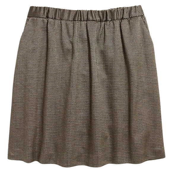Madewell Black & Gold Metallic Jacquard Mini Party Skirt with Pockets XS - Picture 2 of 13
